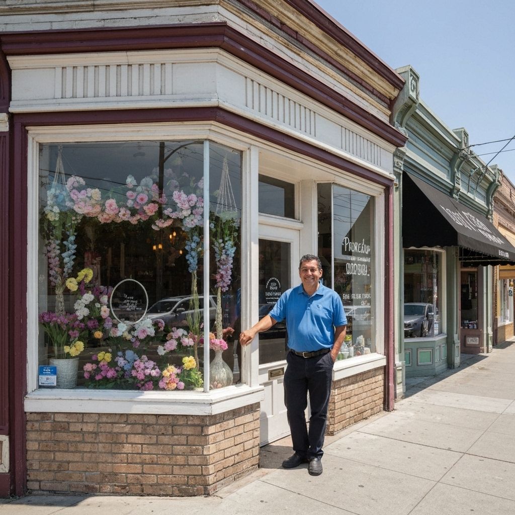 Local business storefront